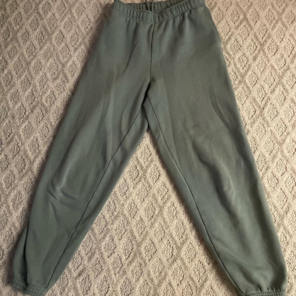 Aritzia Sweatpants Turquoise Green